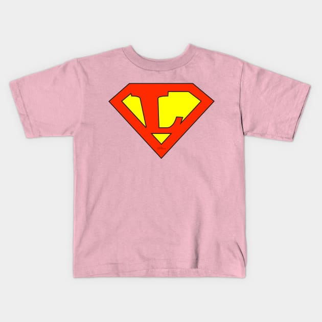 Super L Kids T-Shirt by NN Tease